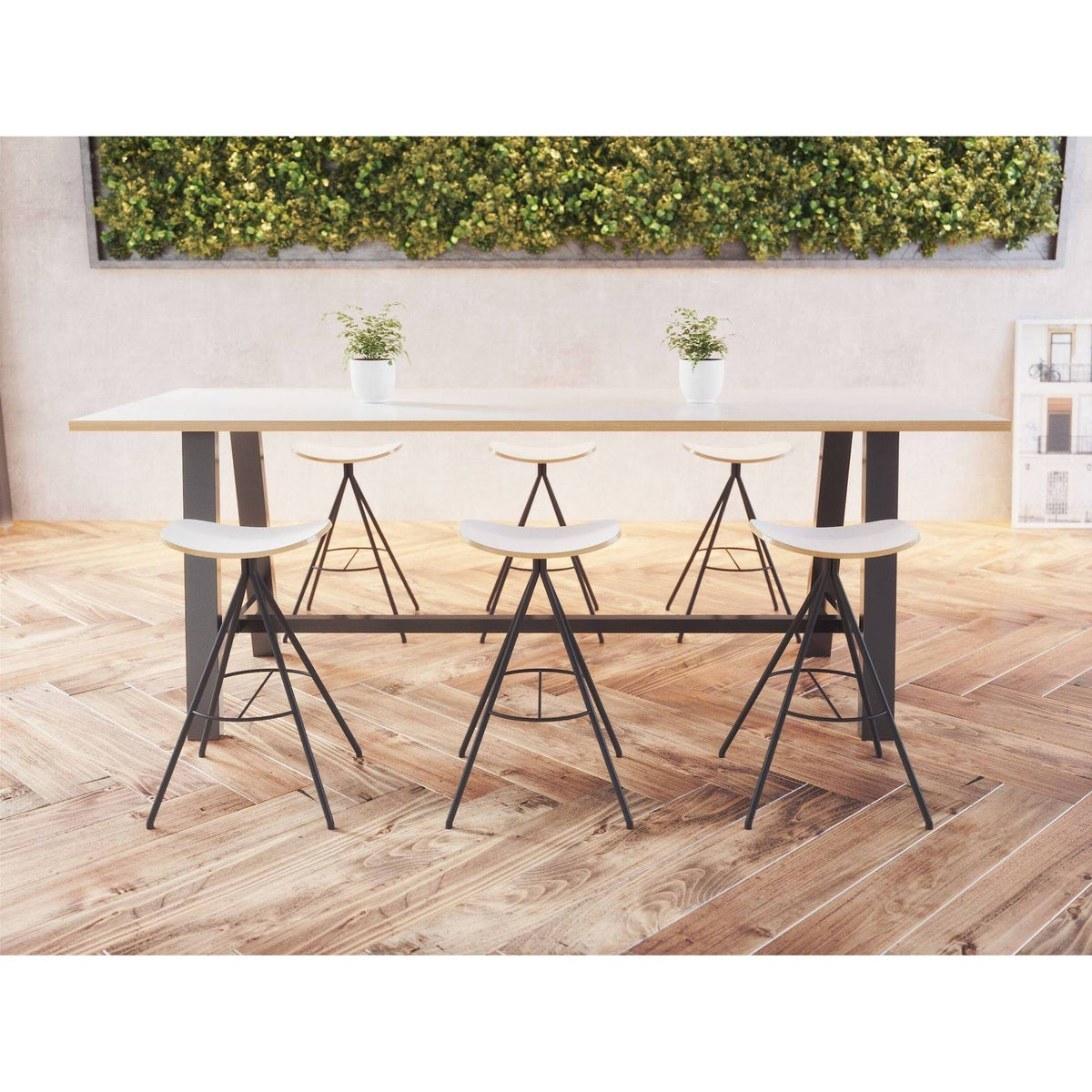 Espresso Laminate Barstool M621