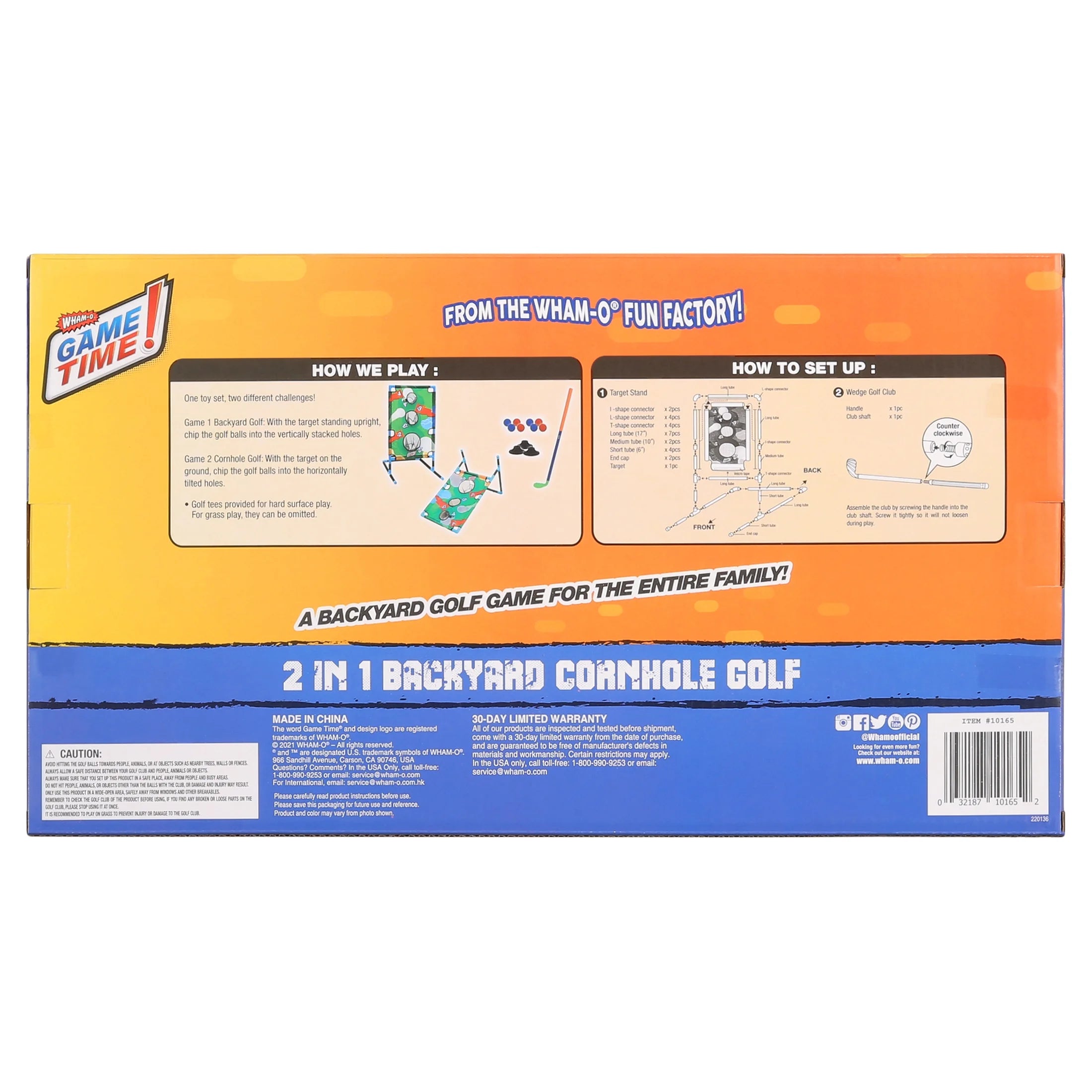 2 in1 Backyard Cornhole and Golf Set O84270