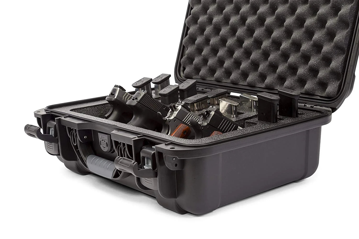 Black Waterproof Gun Case with Custom Foam Insert O507