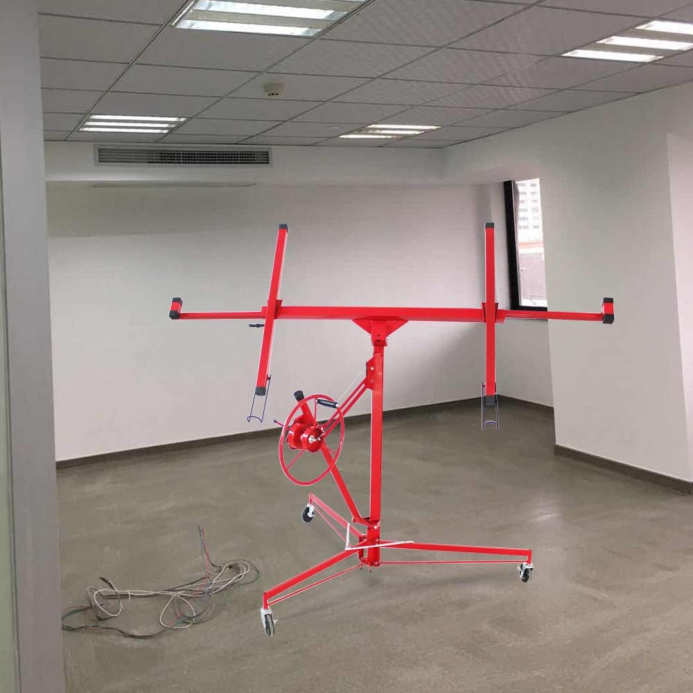 Drywall Lift Panel Hoist with Adjustable Telescopic Arm, 150 lbs I681