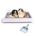 Rabbit Litter Box with Grate B458