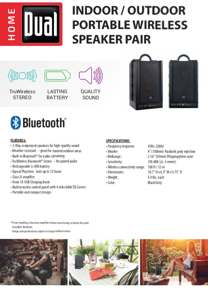 Wireless Portable Bluetooth Speakers V1739