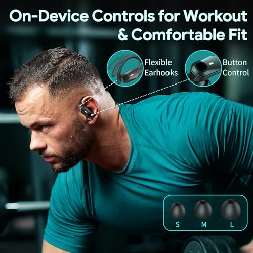 Active Noise Cancelling Wireless Earbuds with Charging Case Black U8159