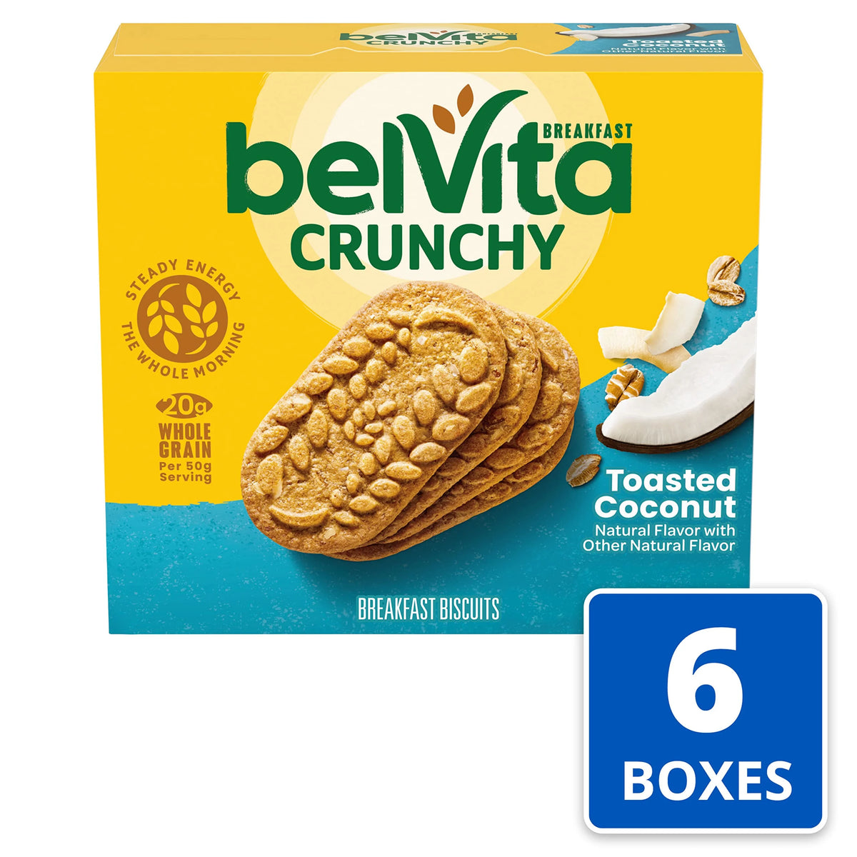 Toasted Coconut Breakfast Biscuits, 30 Total Packs X9116