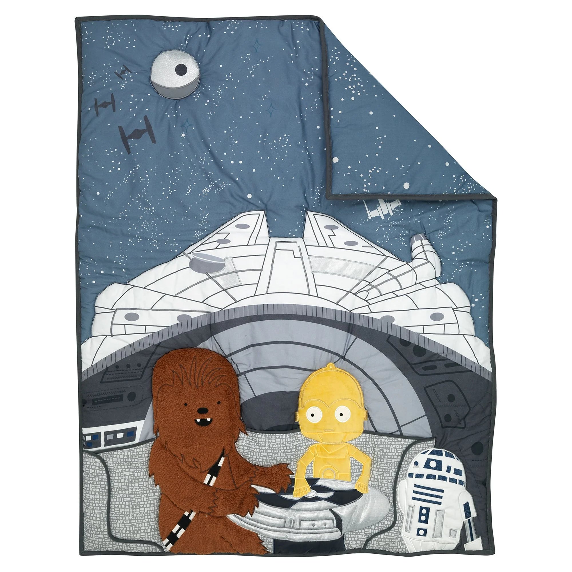 Star Wars Millennium Falcon 4-Piece Baby Crib Bedding Set B136