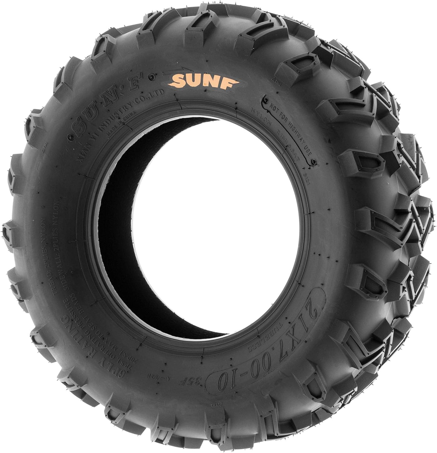 21x7-10 6 PR Directional Tread ATV/UTV Tire Pack of 2 V8665