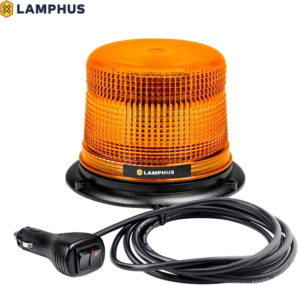 5" 12W Blue LED Beacon Warning Strobe Light, Pack of 2 K164
