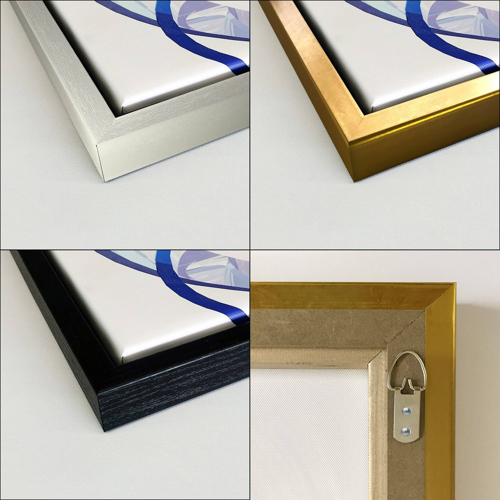 Black Framed Canvas K6601