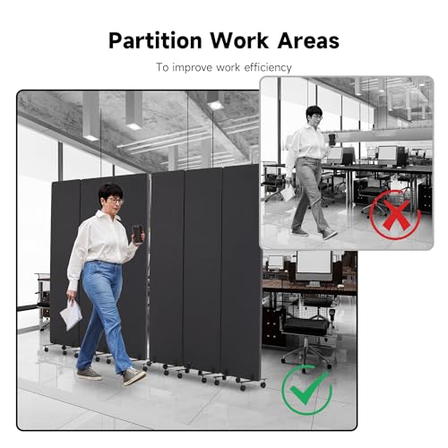 24" x 66" Single Panel Room Divider with Removable Side Zipper Y5042