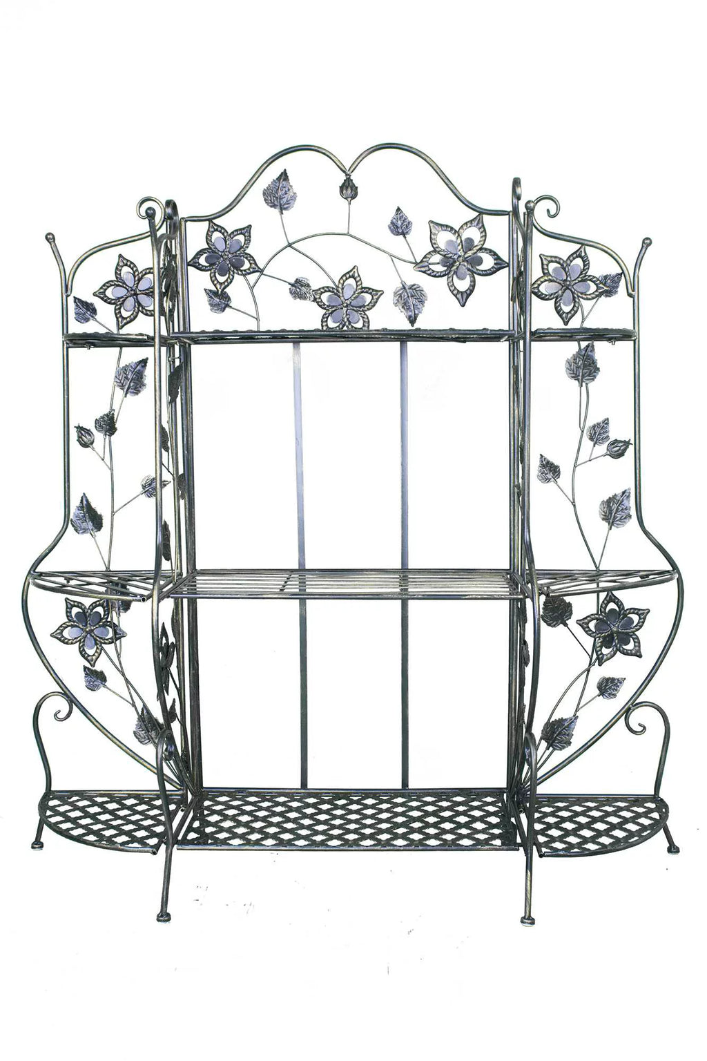 Blackened Brass Bakers Rack with 3 Shelves B499