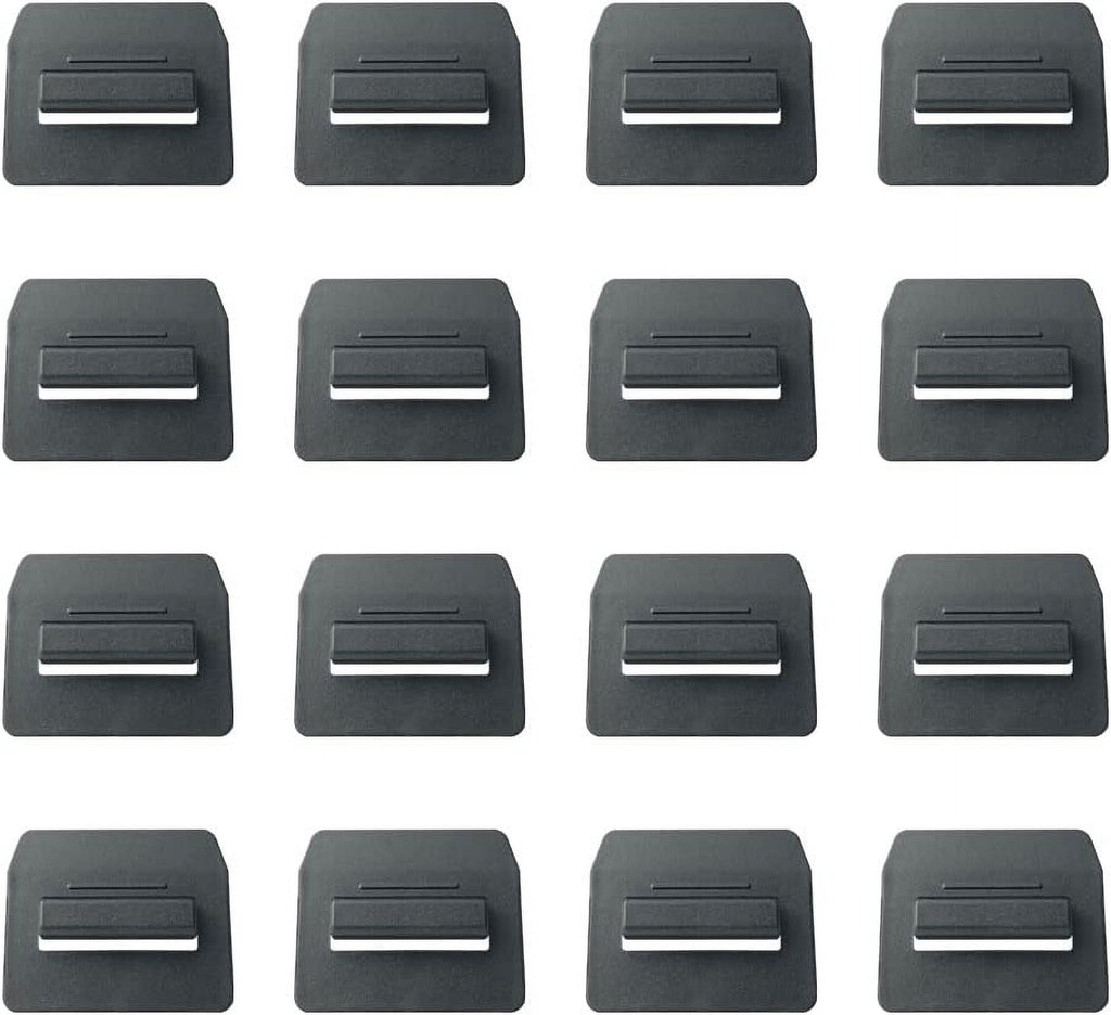 16 PCS White Sunshade Clips for Roof Shade I92546