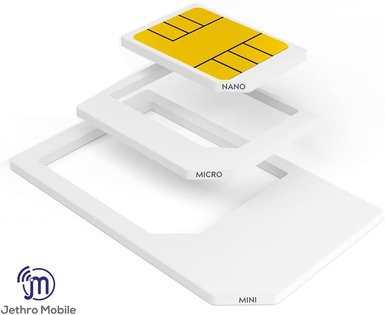 15GB 5G/4G LTE Data Unlimited Talk & Text 30 Days 3-in-1 GSM SIM Card Pack of 2 F871