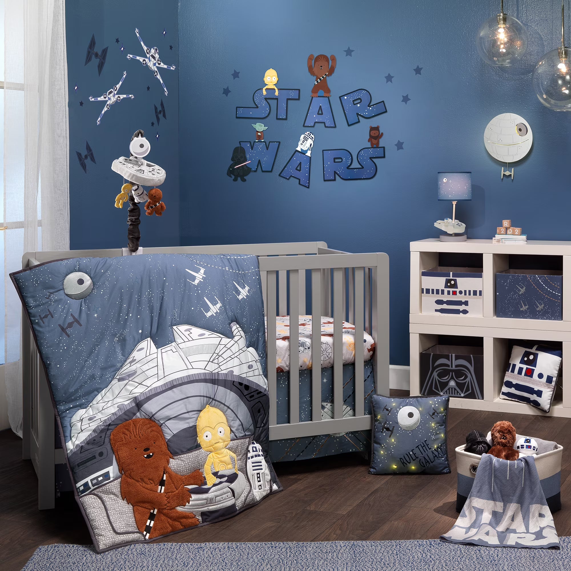 Star Wars Millennium Falcon 4-Piece Baby Crib Bedding Set B136