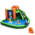 Inflatable Water Park Slide Bouncer with Splash Pool and Blower E53733
