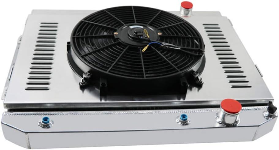 3 Row Core Aluminum Radiator with 14" Fan and Shroud F4895