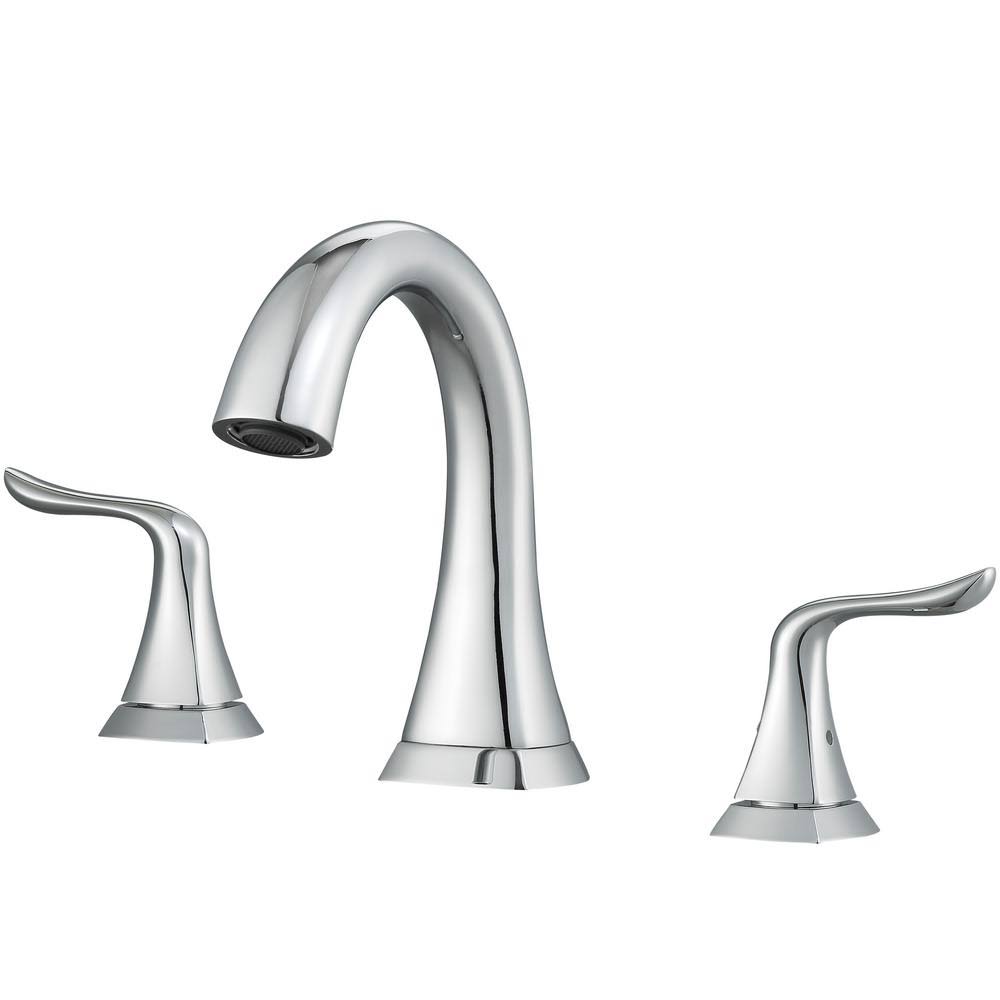 Chrome Widespread Bathroom Faucet S43468
