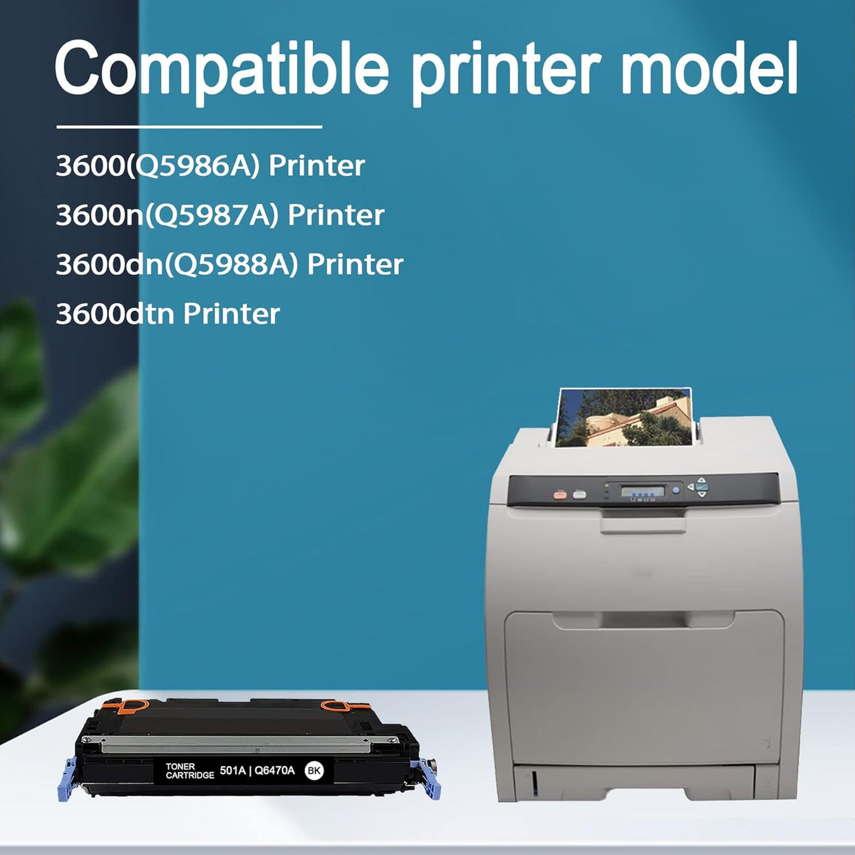 1 Pack Remanufactured Toner Cartridge for HP 3600 Printer B62903
