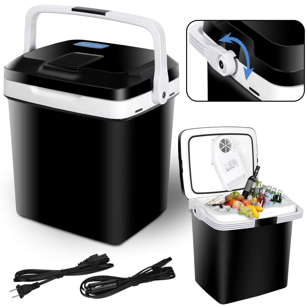 12V DC 28 Quart Portable Car Refrigerator Cooler and Warmer R82594