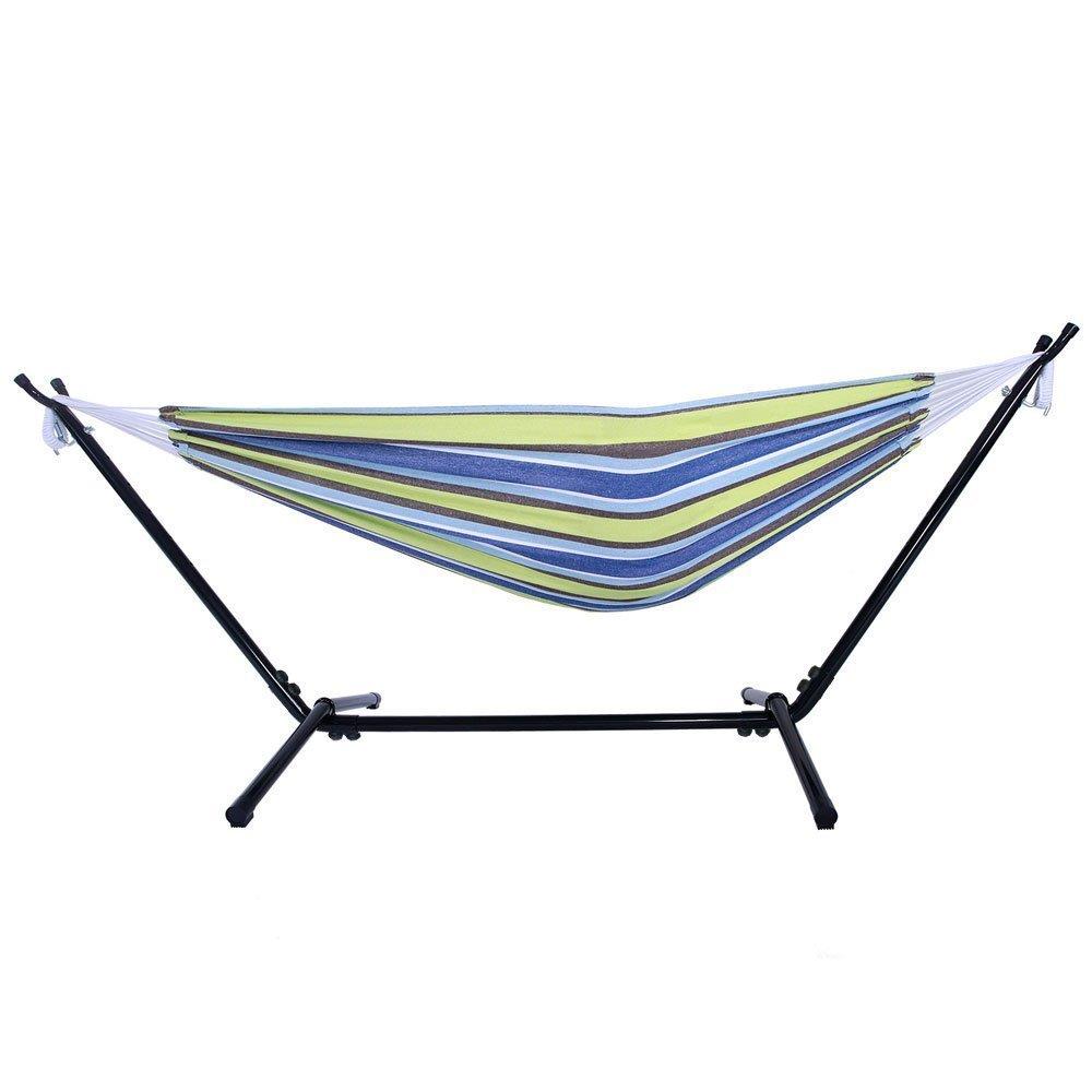 Double Hammock with Steel Stand and Carrying Case O977429