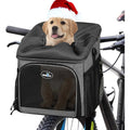 Dog Bike Basket Carrier Pet Bicycle Front Carrier Foldable Removable B648