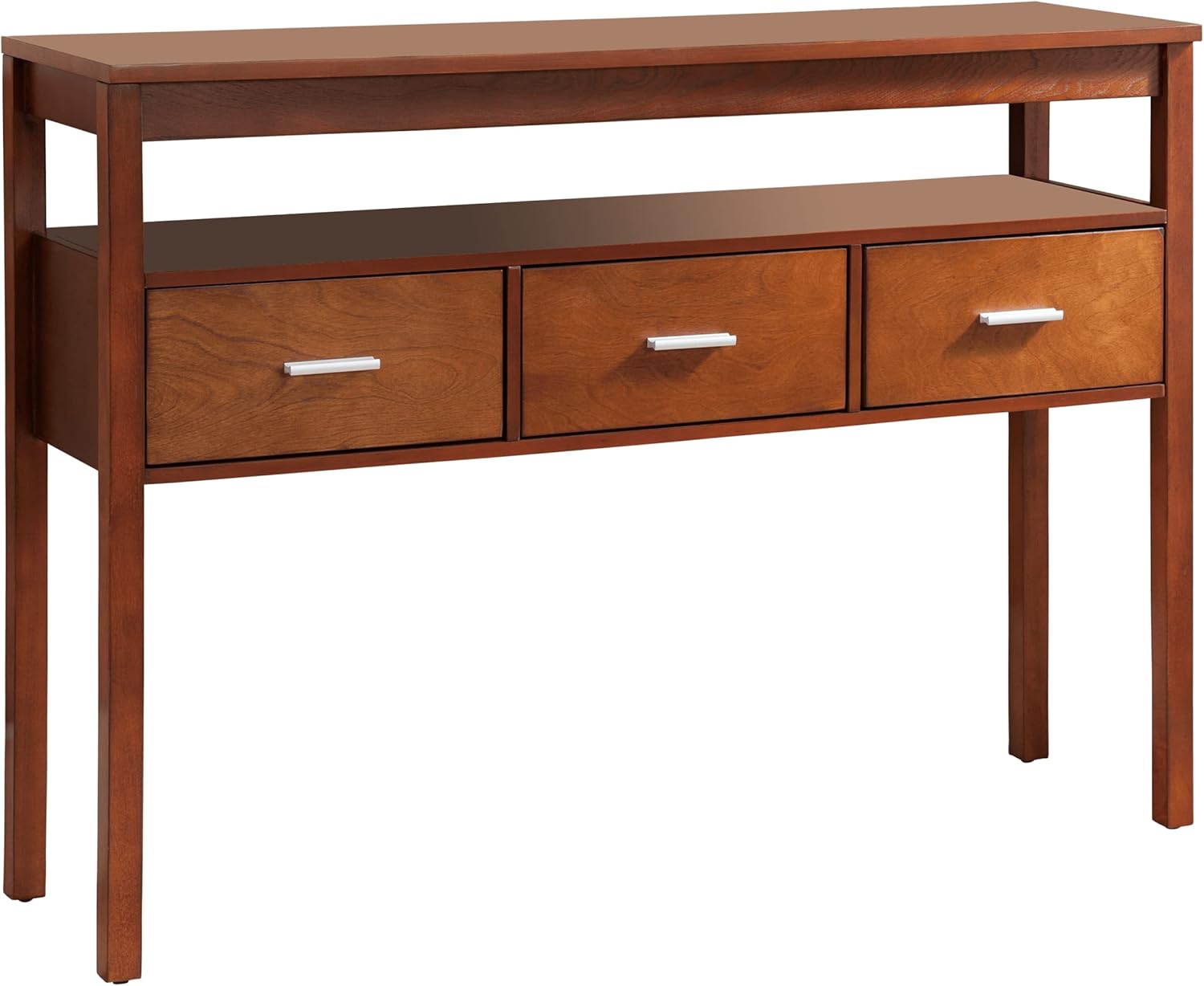 Walnut Wood Console Table P6289