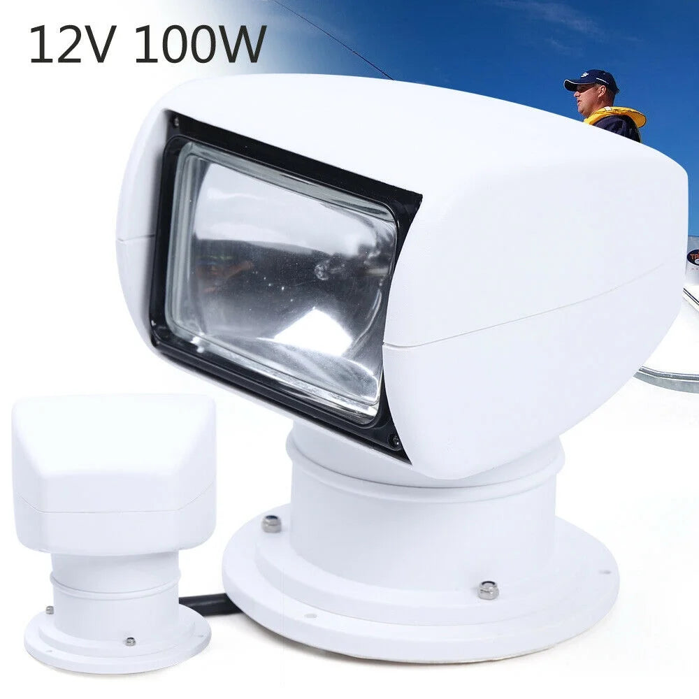 White 12V Remote Control Spotlight L102