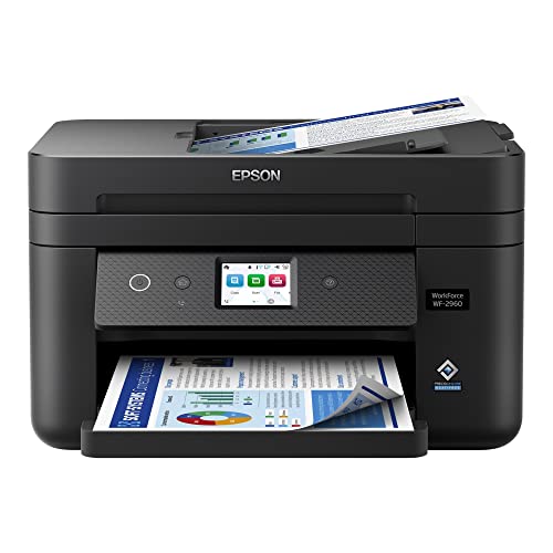 Wireless All-in-One Printer with Scan, Copy, Fax, Auto Document Feeder, Automatic 2-Sided Printing, Black I7819