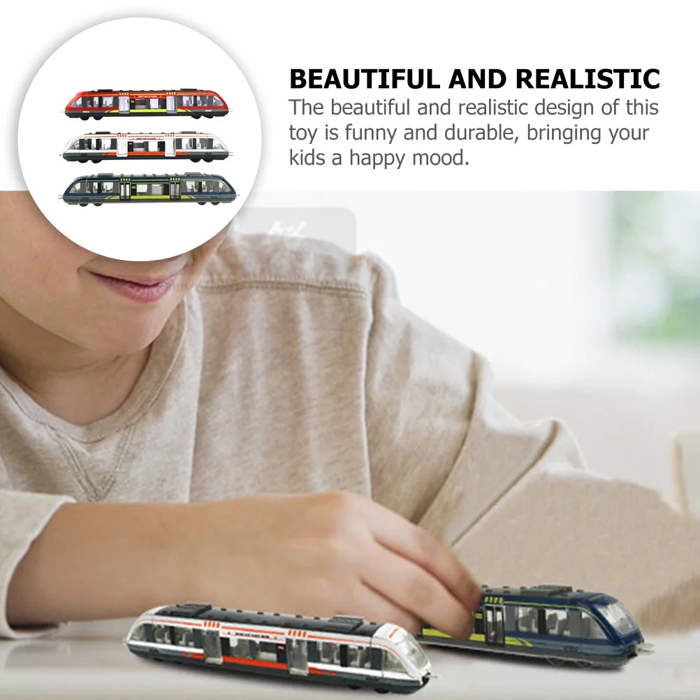3pcs Simulation Electric Train Toy D80806