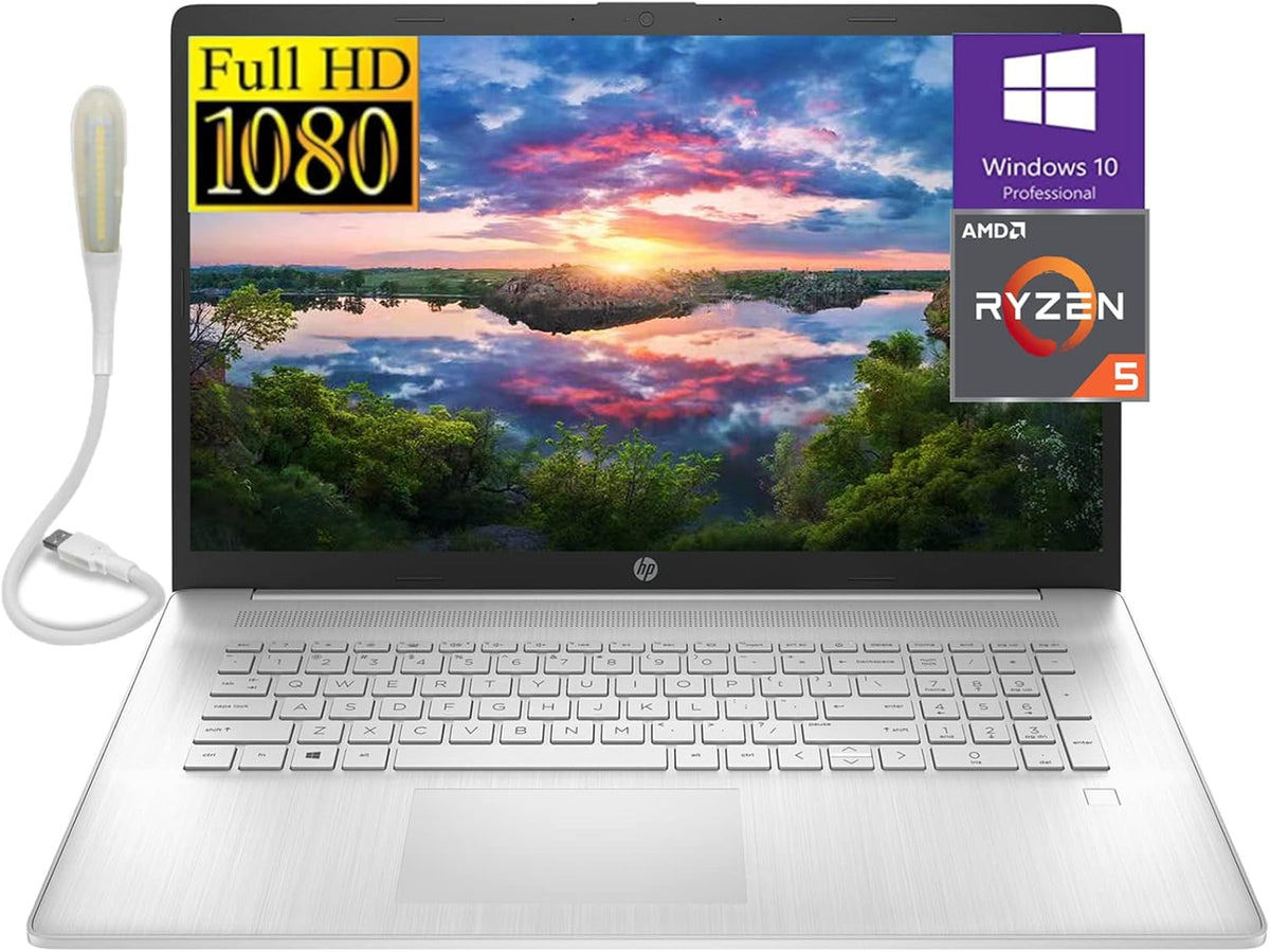 17.3" FHD Non-Touch Laptop, AMD Ryzen 5-5500U, 32GB Memory 1TB SSD, Fingerprint Reader, Windows 10 S Mode P808