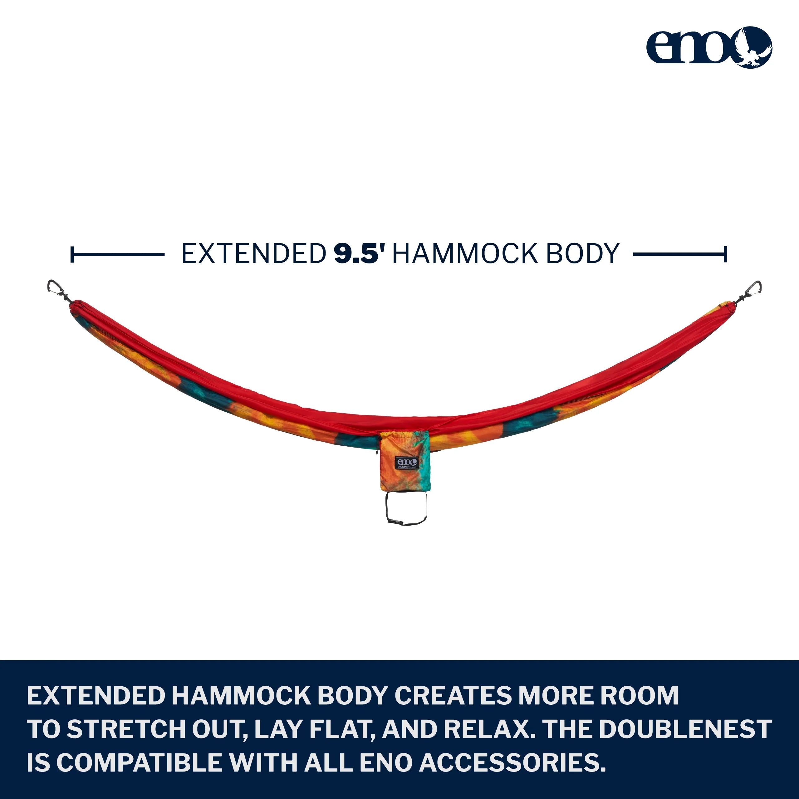 Tie Dye/Red DoubleNest Hammock M635122