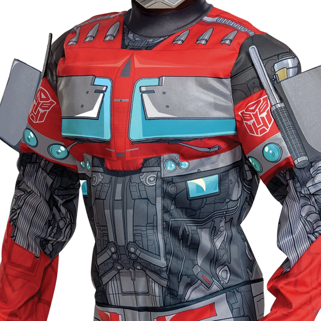 Boys Size Medium (8-10) Optimus Prime Classic Muscle Halloween Child Costume O84639
