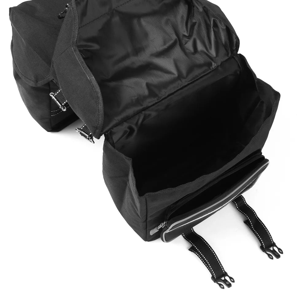 Bike Pannier Double Side Bag with Two Zipper Pouches D94895