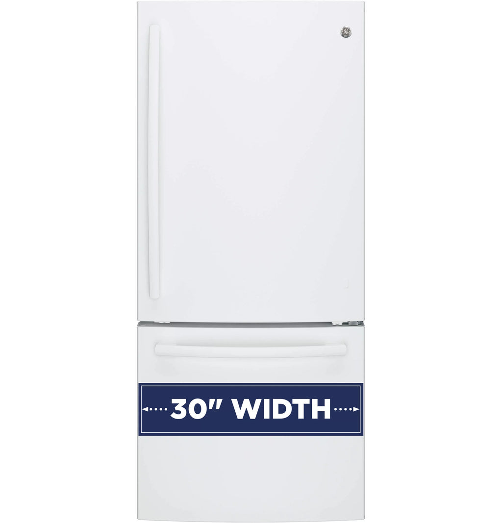 White 30 Inch Bottom Freezer Refrigerator X84312