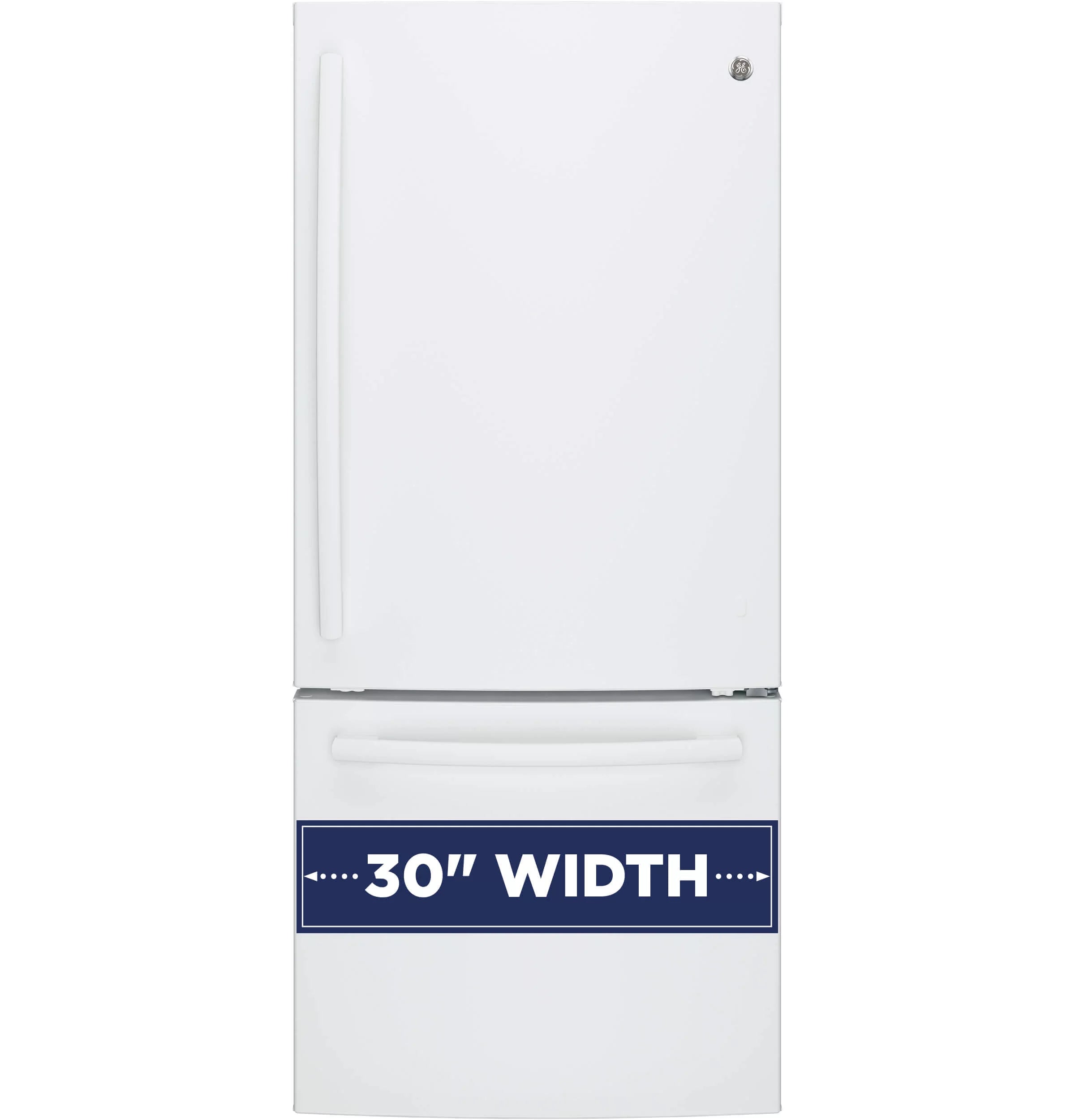 White 30 Inch Bottom Freezer Refrigerator X84312