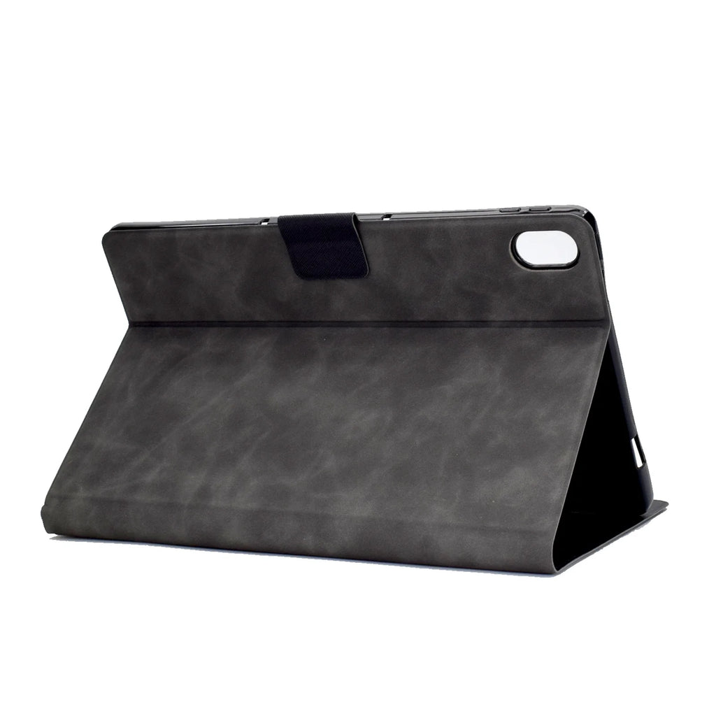 Black Leather Folio Stand Cover for iPad 10.9 Inch Y80138