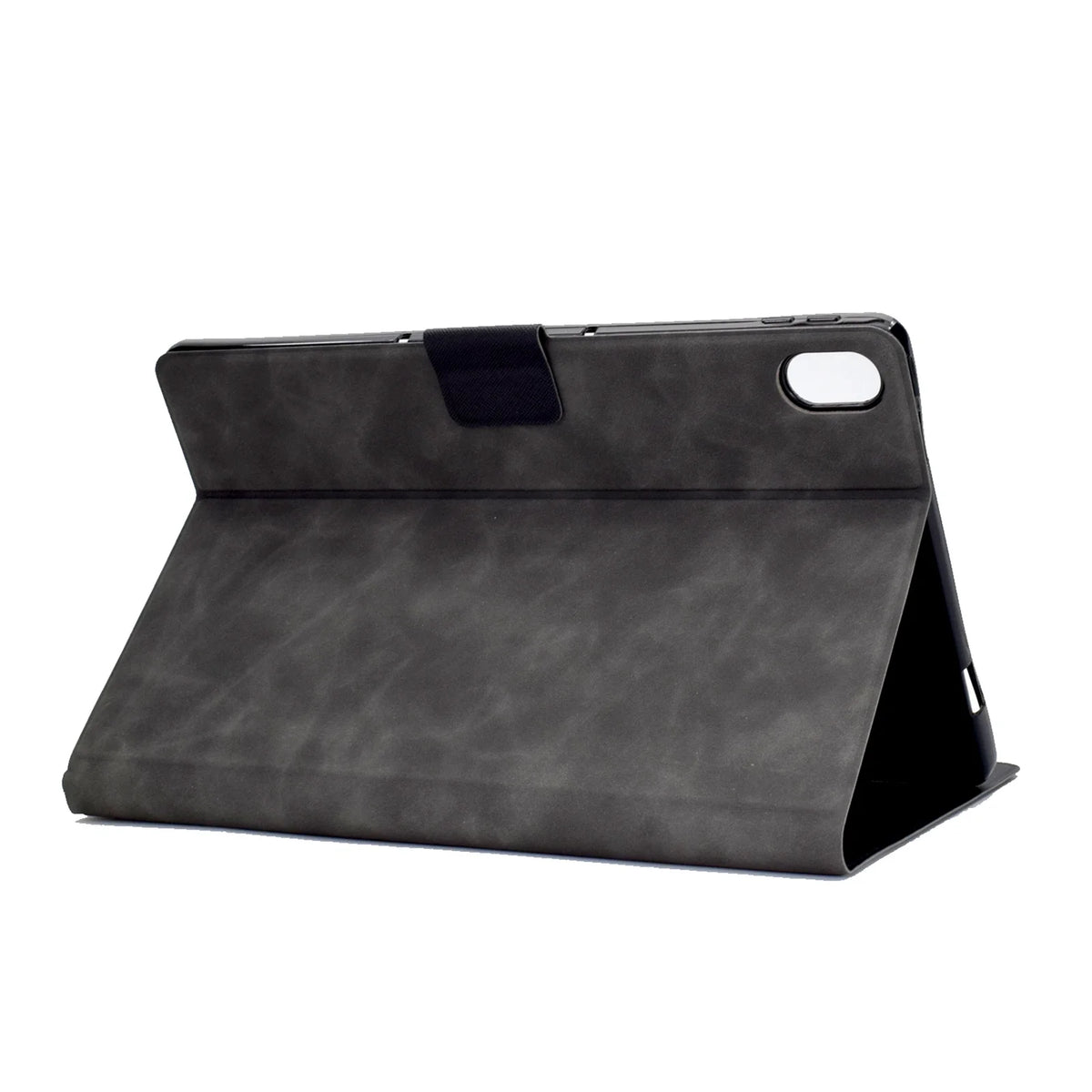 Black Leather Folio Stand Cover for iPad 10.9 Inch Y80138