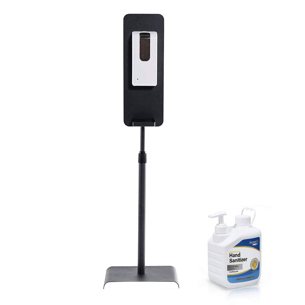 Touchless Automatic Hand Sanitizer Dispenser Stand with 0.5 Gallon Gel A518894