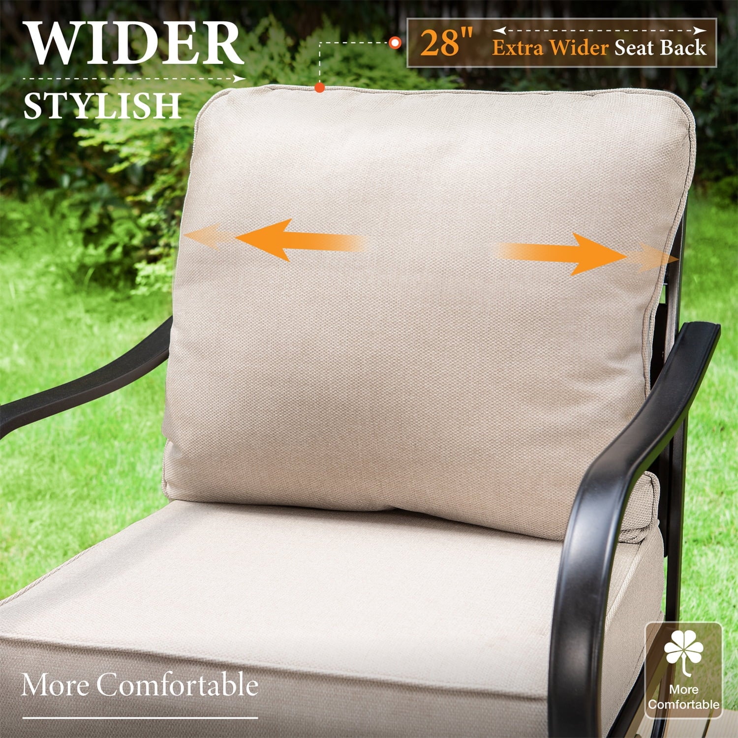 Beige 9-Seat Outdoor Patio Conversation Sofa Set I2197