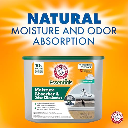 Fragrance Free Disposable Moisture Absorber and Odor Eliminator Tub, 1 lb. Y62620