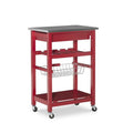 Red Kitchen Cart J380
