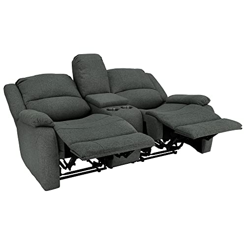 94" Double Recliner RV Sofa with Convertible Console Z171699