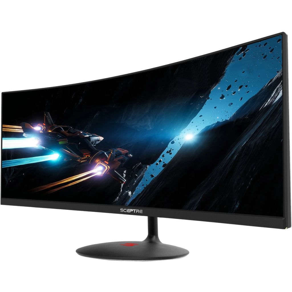 34" Curved Screen Gaming LCD Monitor, 21:9, Black K81727