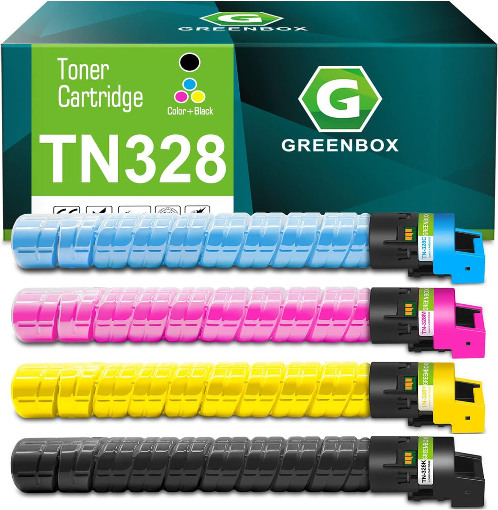 Compatible Toner Cartridge for Konica Minolta Bizhub C300i C360i C250i C7130i Printer (1 Black 1 Cyan 1 Magenta 1 Yellow) R642743