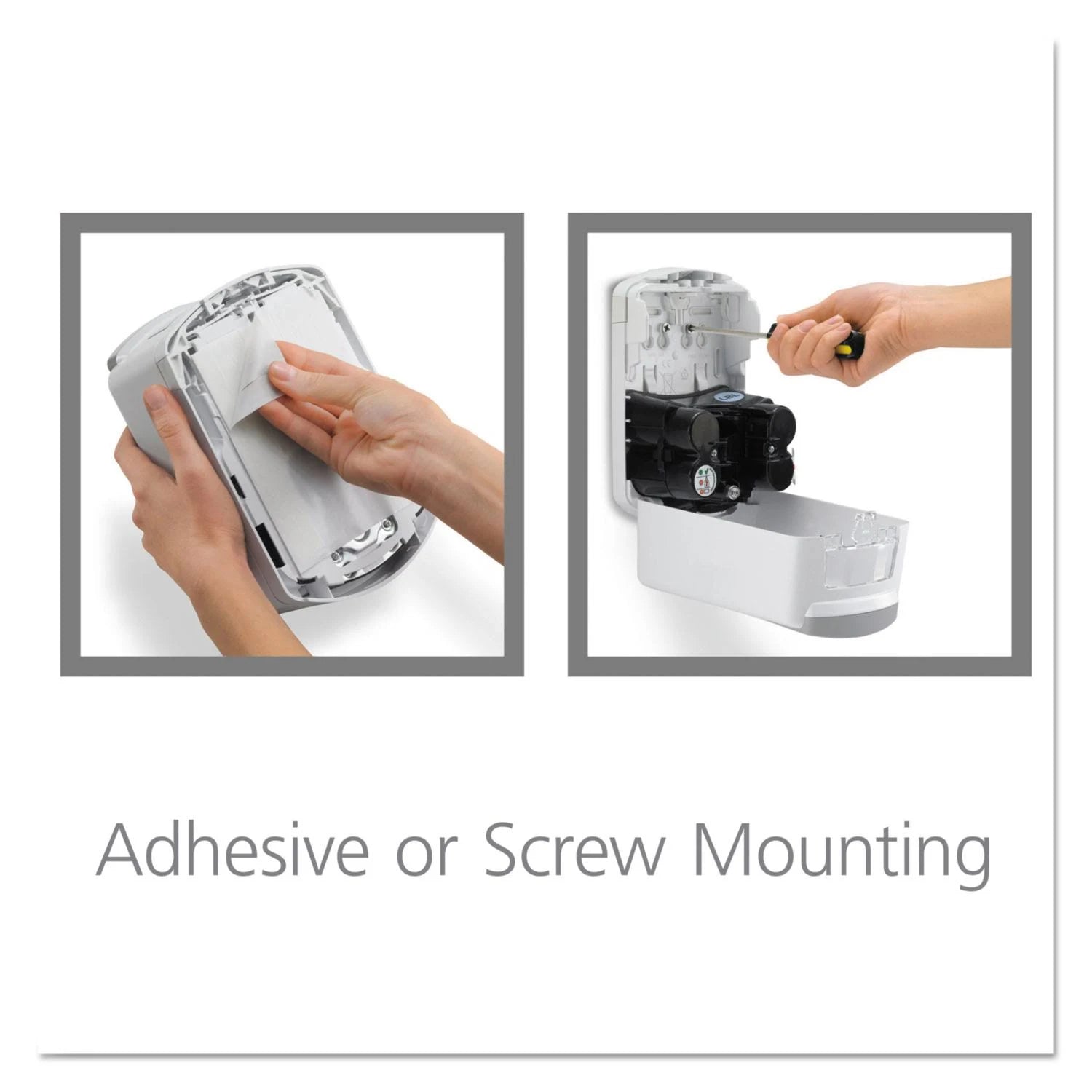 Gray/White Dispenser 700ml 4/Carton M79124