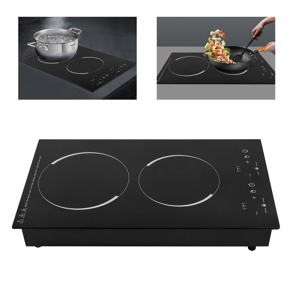 Double Induction Cooktop with 2 Burner Independent Control 1200W+1100W A29591