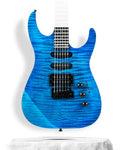 Black Solid Body Electric Guitar with 24 Frets B151