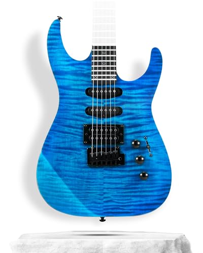 Black Solid Body Electric Guitar with 24 Frets B151