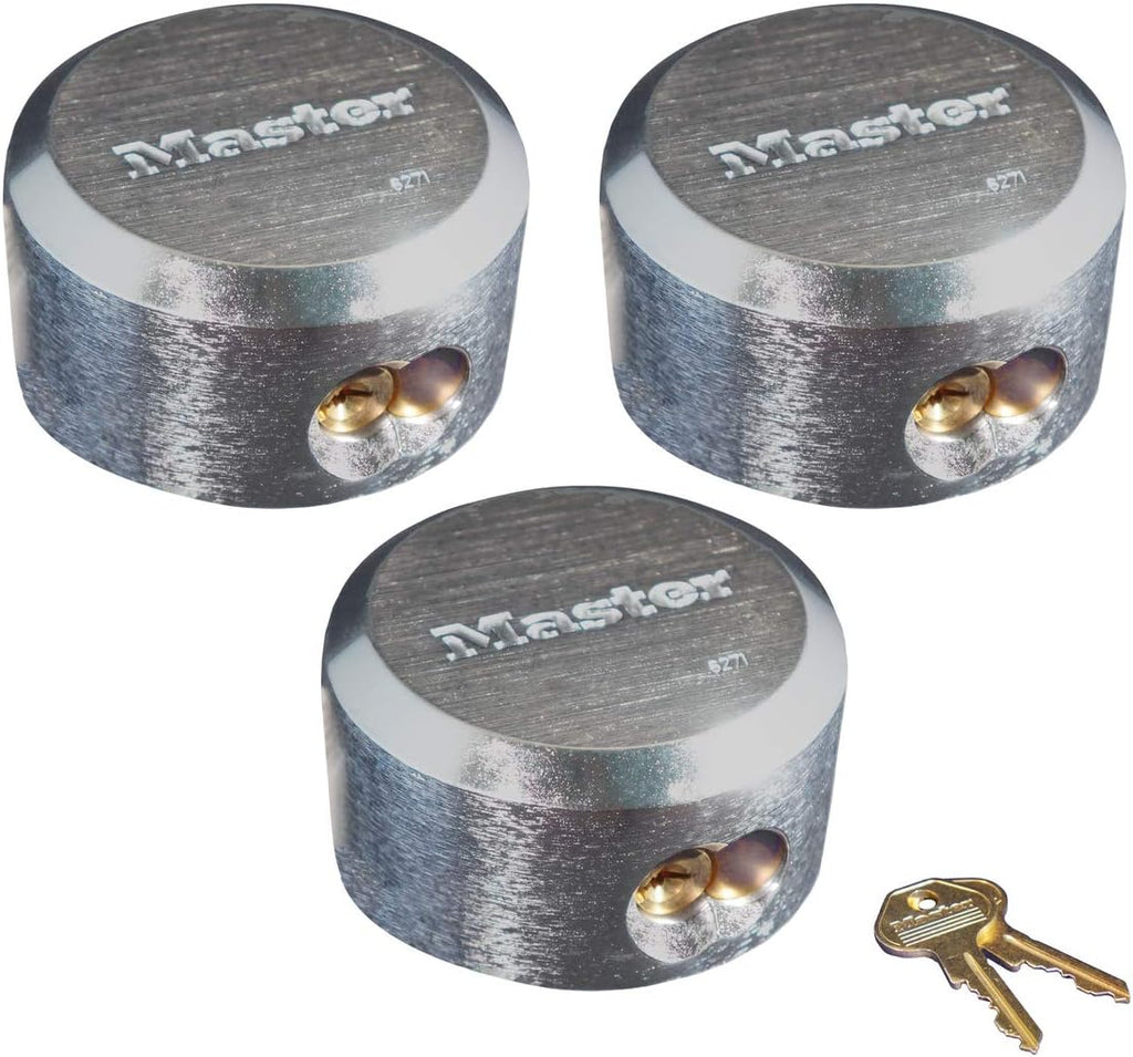 8 Pack Chrome Rekeyable Pin Tumbler Padlock Y799