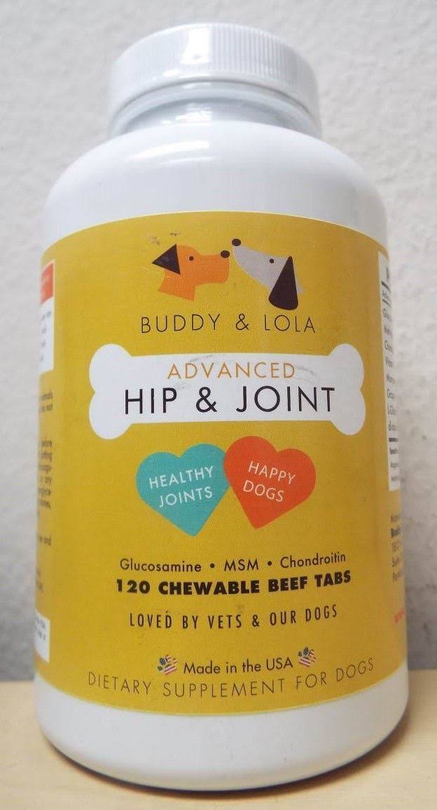 120 Chewable Glucosamine Joint Supplements for Dogs D21530