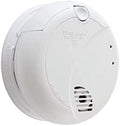 Hardwired Smoke Detector with Photoelectric Sensor and Battery Backup, White E496821